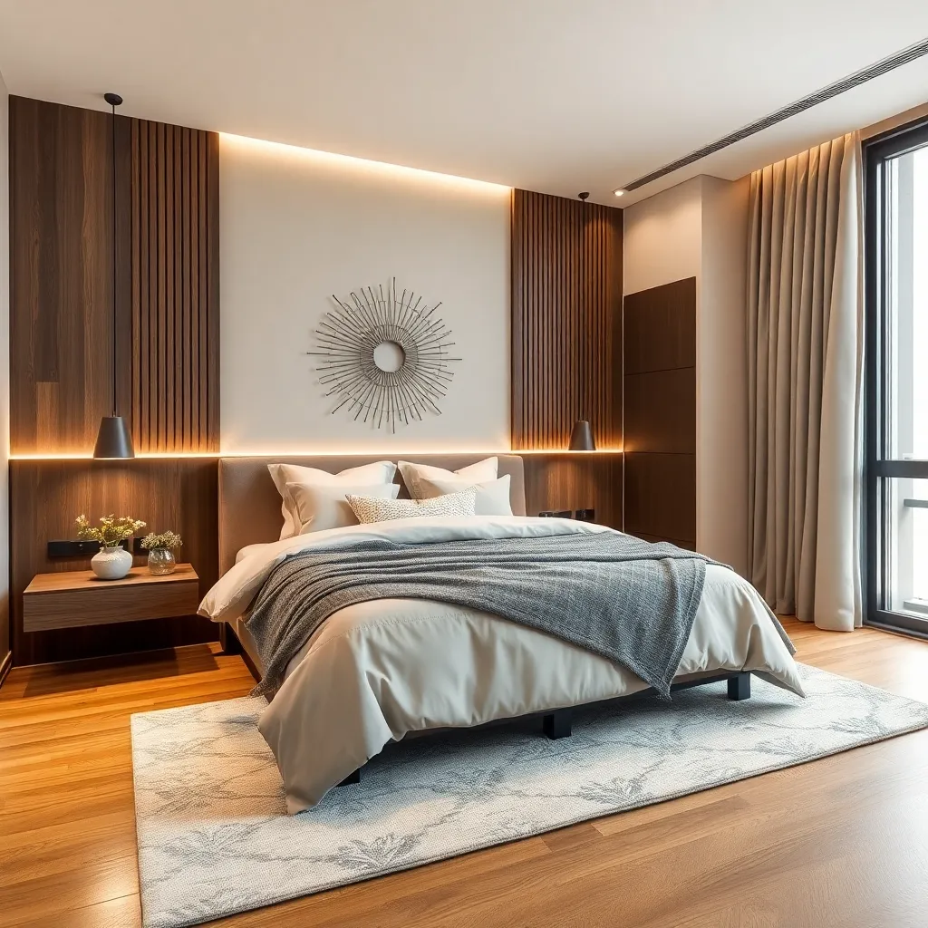 Modern bedroom interior design